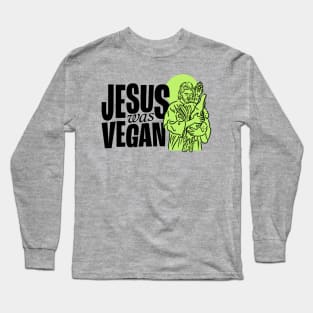 Vegan Jesus Long Sleeve T-Shirt